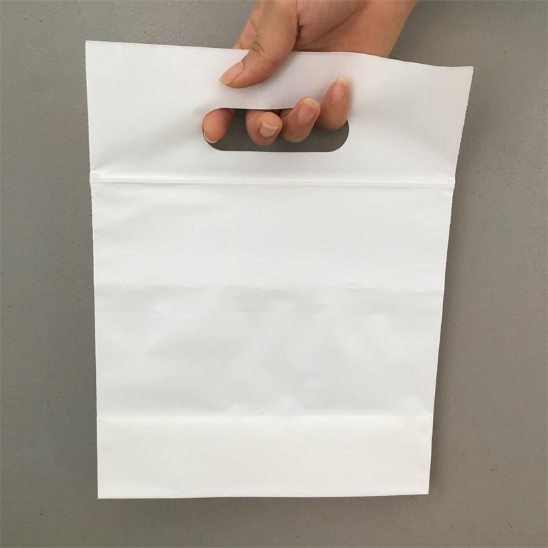 PLA+PBAT全降解原色底风琴手挽贴骨袋