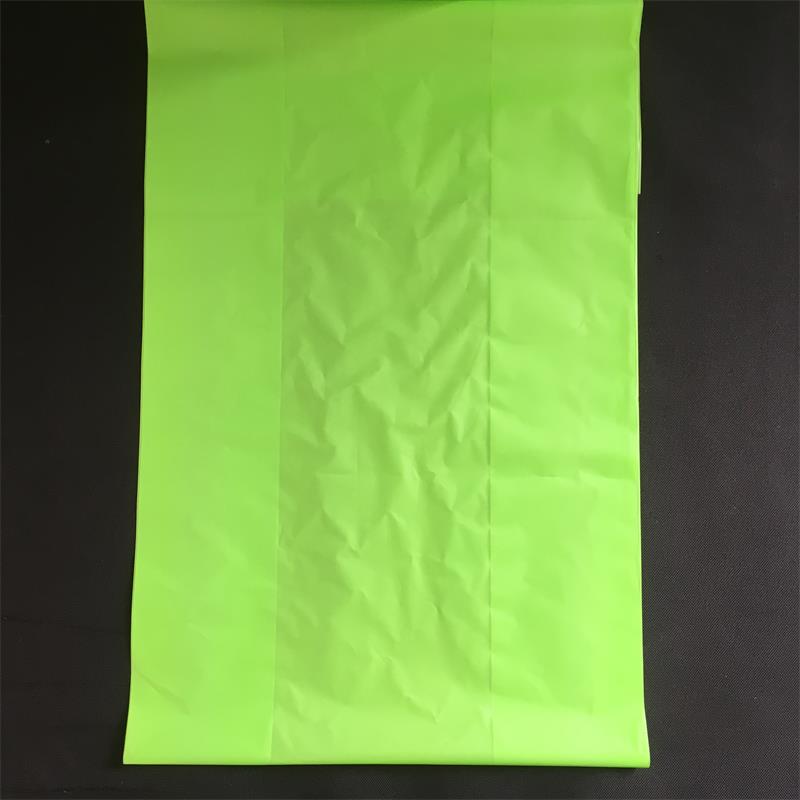 PLA+PBAT全生物降解筒膜 包装袋膜 草绿色