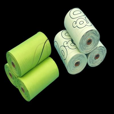 PLA+PBAT全生物降解平口连卷垃圾袋 宠物便便袋